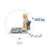 موتور کرکره برقی ساید کی تی ام 600 کیلوگرم KTM